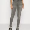 Edc By Esprit LOW RISE SKINNY - Jeans Skinny Fit - Grey Med Wash