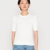 Edc By Esprit SHORT SLEEVE - T-Shirt Basic - White -Edc By Esprit 00e5122039044bc8b11a19bea6e60ead