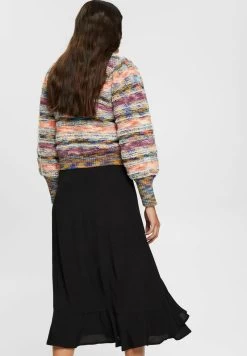 Edc By Esprit MIT VOLANTS - A-Linien-Rock - Black -Edc By Esprit 02afb42bc98647da9c963a2711ad4780