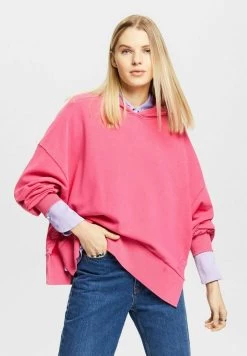 Edc By Esprit 15 Edc By Esprit MIT GETEILTEM SAUM - Kapuzenpullover - Pink Fuchsia