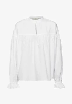 Edc By Esprit GERÜSCHTEN ÄRMELBÜNDCHEN - Bluse - White 13 Edc By Esprit GERÜSCHTEN ÄRMELBÜNDCHEN - Bluse - White -Edc By Esprit 0619af52ddf0410f9c6e2f99933164ce