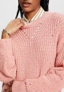 Edc By Esprit MIT ZOPF-MUSTER - Strickpullover - Pink 11 Edc By Esprit MIT ZOPF-MUSTER - Strickpullover - Pink -Edc By Esprit 0790ffa31d7442f6a21b316063e85892