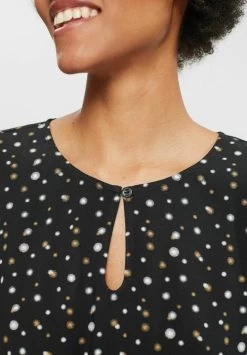 Edc By Esprit MIT ALLOVER-MUSTER - Freizeitkleid - Black -Edc By Esprit 08303ae9fcbe4f60b20a691f8cd0ac4f