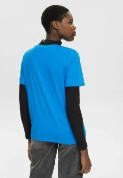 Edc By Esprit F AW - T-Shirt Basic - Blue 10 Edc By Esprit F AW - T-Shirt Basic - Blue -Edc By Esprit 098a016a75774fca8edbc94b038a8042