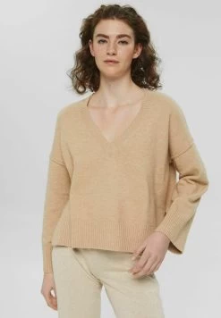 Edc By Esprit SWEATER - Strickpullover - Beige