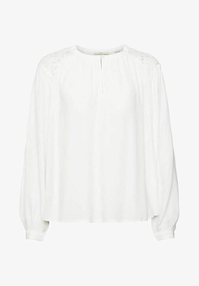 Edc By Esprit MIT SPITZENDETAIL - Bluse - Off White 7 Edc By Esprit MIT SPITZENDETAIL - Bluse - Off White – Bild 5