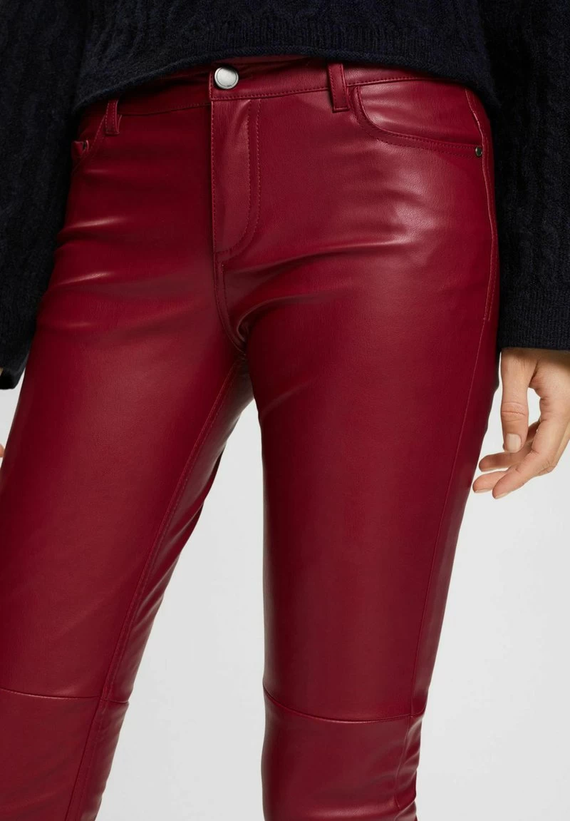 Edc By Esprit MIT MITTELHOHEM BUND UND GERADEM BEIN - Stoffhose - Cherry Red 7 Edc By Esprit MIT MITTELHOHEM BUND UND GERADEM BEIN - Stoffhose - Cherry Red – Bild 5