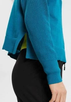 Edc By Esprit ROLLKRAGEN - Strickpullover - Petrol Blue -Edc By Esprit 0d420338f455477da1331aee144286be