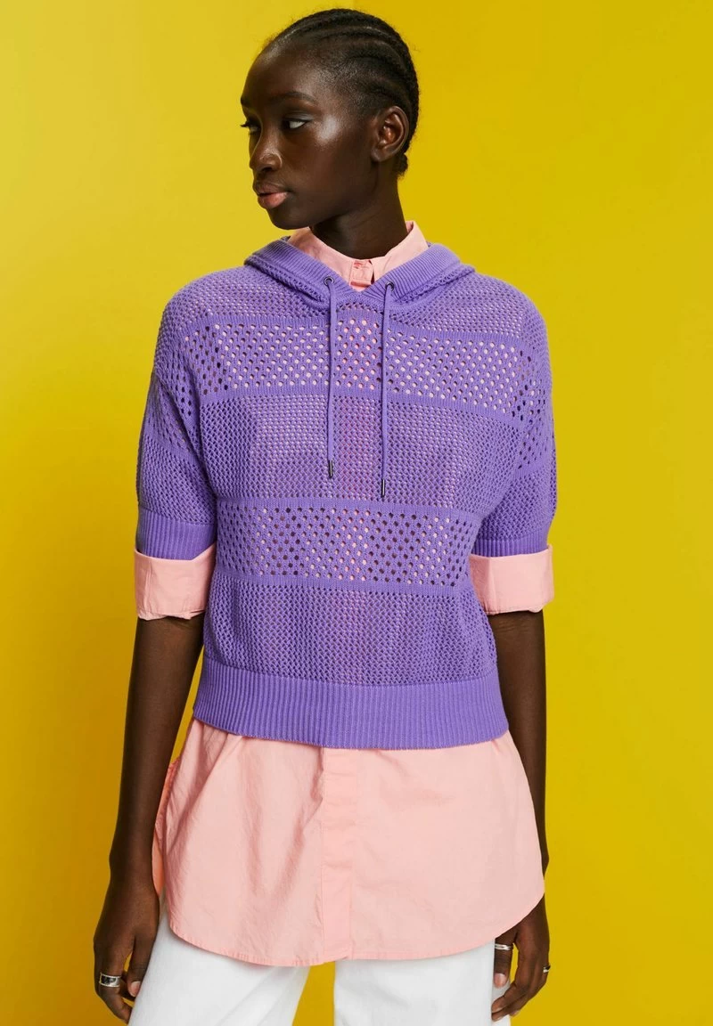 Edc By Esprit T-Shirt Print - Purple 7 Edc By Esprit T-Shirt Print - Purple – Bild 5