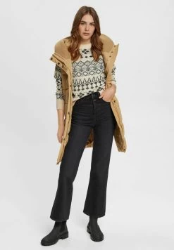 Edc By Esprit MIT GLITZEREFFEKT - Strickpullover - Beige -Edc By Esprit 0fc53368e7434927b3587bb1fc567095