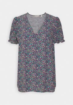 Edc By Esprit SHORT SLEEVE BLOUSE - T-Shirt Print - Black -Edc By Esprit 11114b81c73f48eba4ea68181444046f