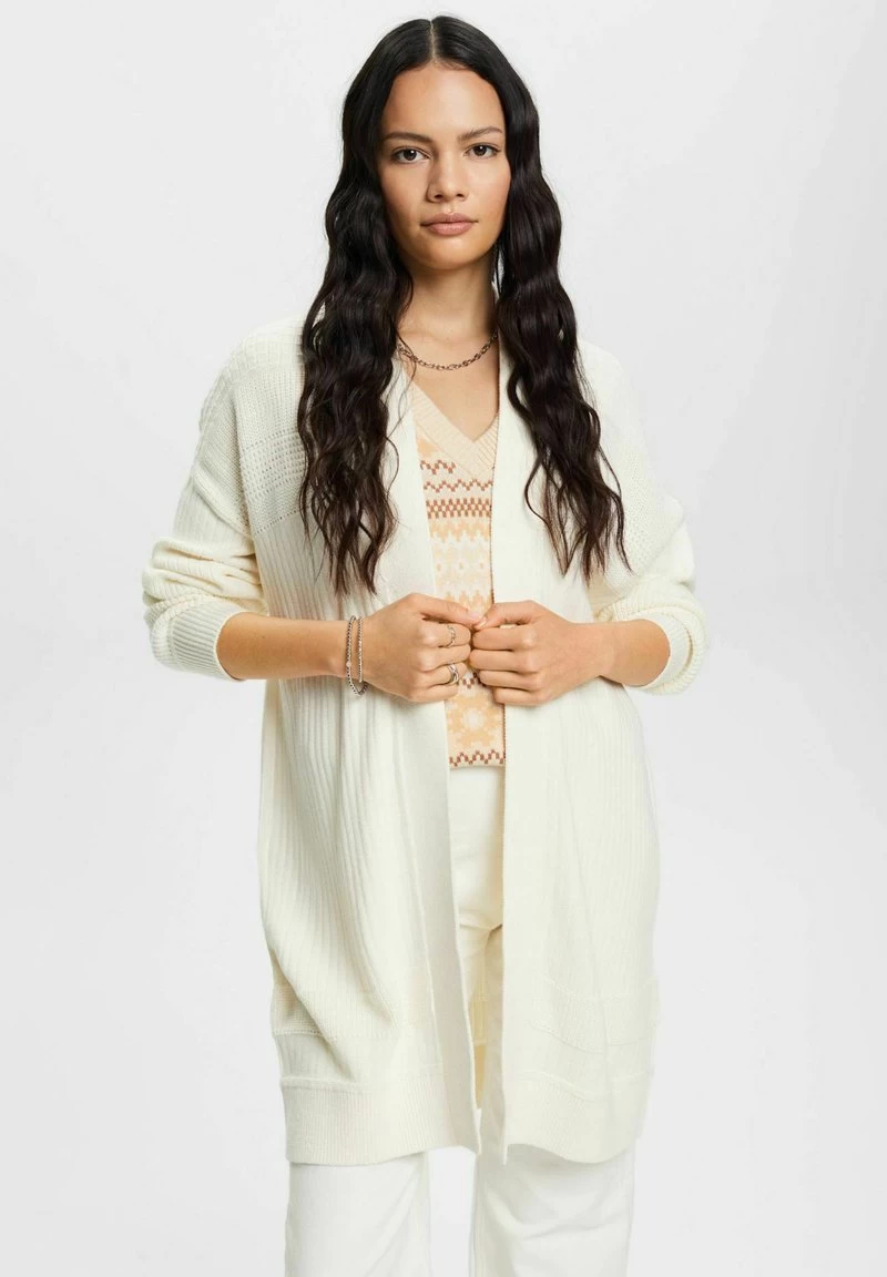 Edc By Esprit MIX - Strickjacke - Off White 3 Edc By Esprit MIX - Strickjacke - Off White