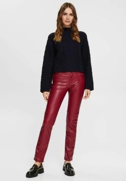 Edc By Esprit MIT MITTELHOHEM BUND UND GERADEM BEIN - Stoffhose - Cherry Red 13 Edc By Esprit MIT MITTELHOHEM BUND UND GERADEM BEIN - Stoffhose - Cherry Red -Edc By Esprit 14f2eedd551b4a4c90c51c85203f57d8