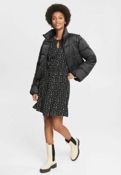 Edc By Esprit MIT ALLOVER-MUSTER - Freizeitkleid - Black -Edc By Esprit 1738697c614e486e8f98769e5f6e73a8