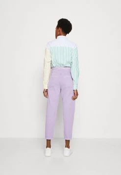 Edc By Esprit PANTS - Stoffhose - Violet -Edc By Esprit 178ef01bd12f499fa5234ccbbce317b2