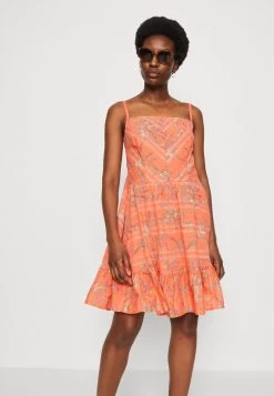 Edc By Esprit Freizeitkleid - Coral Orange -Edc By Esprit 17ad539c205f4aa9991bbde350e1ee56