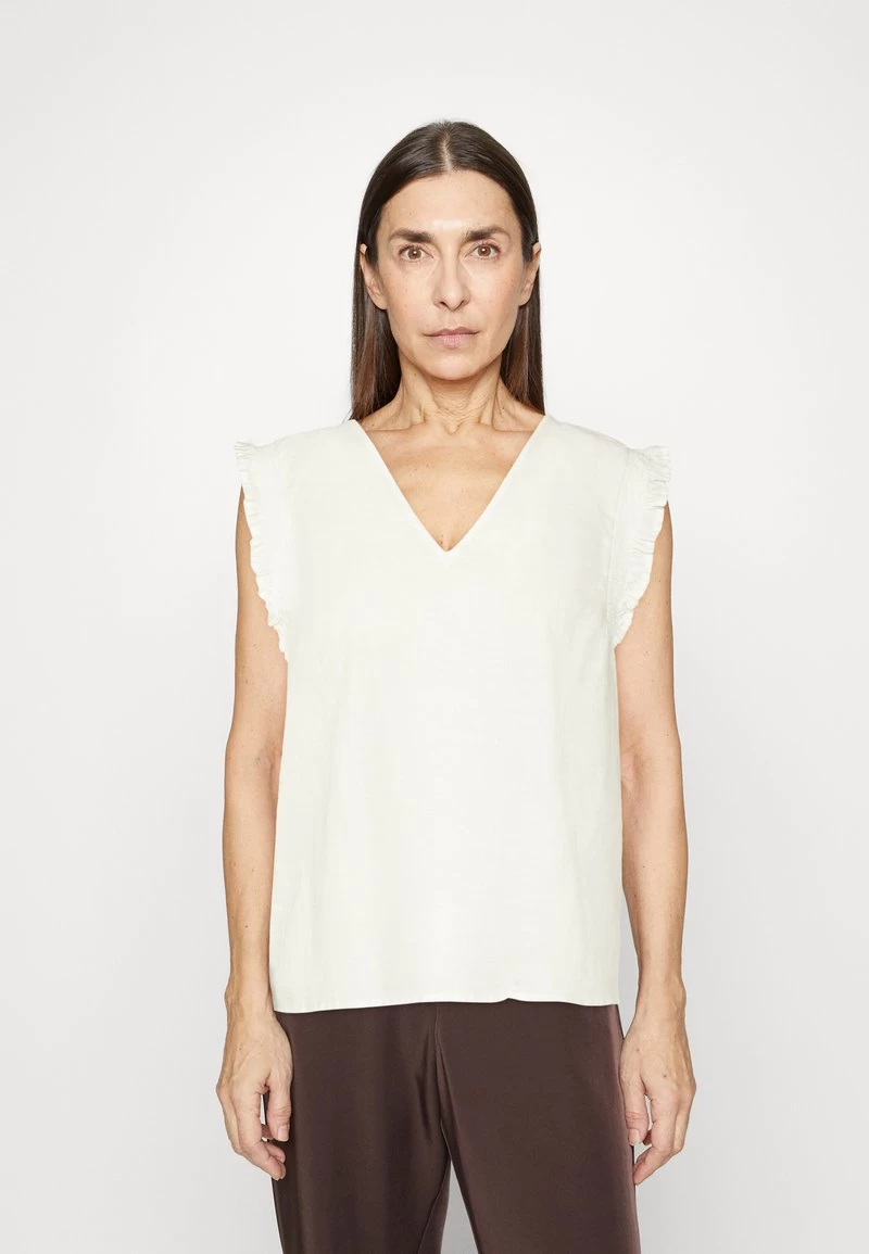 Edc By Esprit BLOUSE - T-Shirt Basic - Off White 3 Edc By Esprit BLOUSE - T-Shirt Basic - Off White