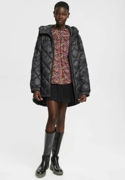 Edc By Esprit MIT GEKRÄUSELTER - Langarmshirt - New Black -Edc By Esprit 18625dd18048431fb11d5d2925e0a8cc