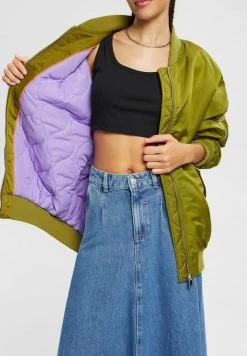 Edc By Esprit BOMBERJACKET - Bomberjacke - Olive -Edc By Esprit 18b080294e8c4c00830b3f06f96299e8