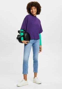 Edc By Esprit CROPPED MIT MITTELHOHEM BUND - Jeans Slim Fit - Blue Light Washed 13 Edc By Esprit CROPPED MIT MITTELHOHEM BUND - Jeans Slim Fit - Blue Light Washed -Edc By Esprit 1913e0d3a1744e9ea82726c4f527a62e