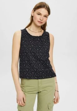 Edc By Esprit MIT FLORALEM PRINT - Bluse - Black