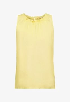 Edc By Esprit Bluse - Light Yellow -Edc By Esprit 1a0d3c379a3c489a89d18ef788f32b12