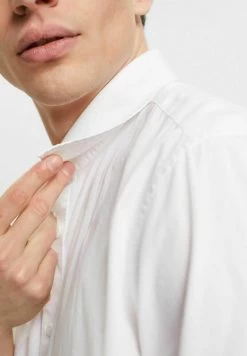 Edc By Esprit KURZÄRMELIGES - Hemd - White -Edc By Esprit 1b0753661a8c47f78a5efb9b549ca307