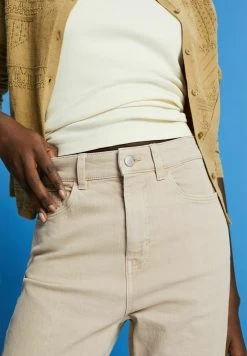 Edc By Esprit MIT HOHEM BUND UND GERADEM BEIN - Flared Jeans - Light Taupe -Edc By Esprit 1b88af4d6ff949108e81ef95479ba131