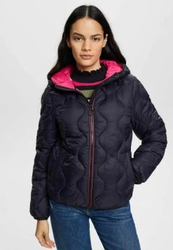 Edc By Esprit MIT KORDELZUG-KAPUZE - Winterjacke - Navy