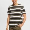 Edc By Esprit MIT STREIFENMUSTER - T-Shirt Print - Dark Khaki -Edc By Esprit 1bae7826c94e4f0f9ce0535edb3952a1