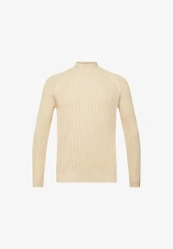 Edc By Esprit MIT KURZEM STEHKRAGEN - Strickpullover - Light Beige -Edc By Esprit 1c769dbd0ad24df5a9203884eea8e42d