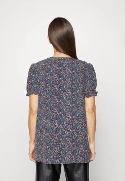 Edc By Esprit SHORT SLEEVE BLOUSE - T-Shirt Print - Black -Edc By Esprit 1c76b20a9dc84d209cf34ea9439f184a