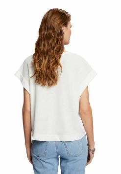 Edc By Esprit T-Shirt Basic - Off White -Edc By Esprit 1db896183a8f42b193a534f9eff05c4e