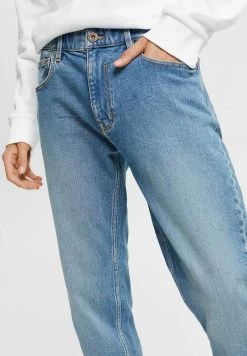 Edc By Esprit STRETCH - Jeans Straight Leg - Blue Light Washed -Edc By Esprit 1e6b5c7b39f14b269017285006790a67