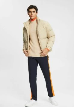 Edc By Esprit MIT KURZEM STEHKRAGEN - Strickpullover - Light Beige -Edc By Esprit 1f3848fb9e7d446cad2432392791eb9a