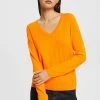 Edc By Esprit V-NECK - Strickpullover - Orange 1 Edc By Esprit V-NECK - Strickpullover - Orange -Edc By Esprit 20d3e68b06bf461ba9779b264c0fe230