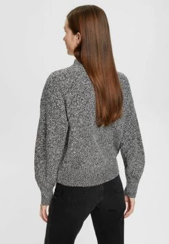 Edc By Esprit MOCKNECK - Strickpullover - Black -Edc By Esprit 231d69481e044338b3a61e72550beb43