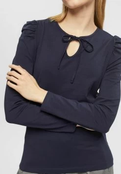 Edc By Esprit MIT KEYHOLE-DETAIL - Langarmshirt - Navy 11 Edc By Esprit MIT KEYHOLE-DETAIL - Langarmshirt - Navy -Edc By Esprit 2422e51fdc1c49aaa257f2c3d0b36aa7
