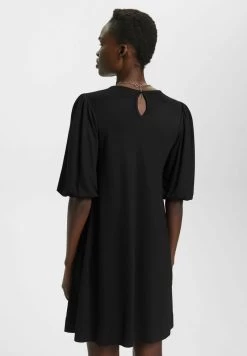Edc By Esprit MINI MIT VOLUMINÖSEN ÄRMELN - Jerseykleid - Black -Edc By Esprit 2523fa91b26a4c22923b0c7f65c112b0