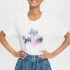 Edc By Esprit MIT PRINT - T-Shirt Print - White -Edc By Esprit 272a128d28c147b98f37b023bb36ea8a