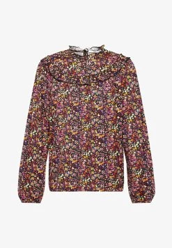 Edc By Esprit MIT GEKRÄUSELTER - Langarmshirt - New Black -Edc By Esprit 283e1350fb1a4dcd8613d4b0ef670f0e