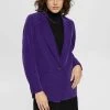Edc By Esprit EINREIHIGER - Kurzmantel - Dark Lavender -Edc By Esprit 306bb620845344edb31b28202272bfdb