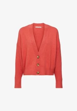 Edc By Esprit Strickjacke - Coral -Edc By Esprit 32384e299e4a420293010fa0b8fac6b8