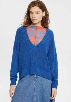 Edc By Esprit Strickpullover - Blue