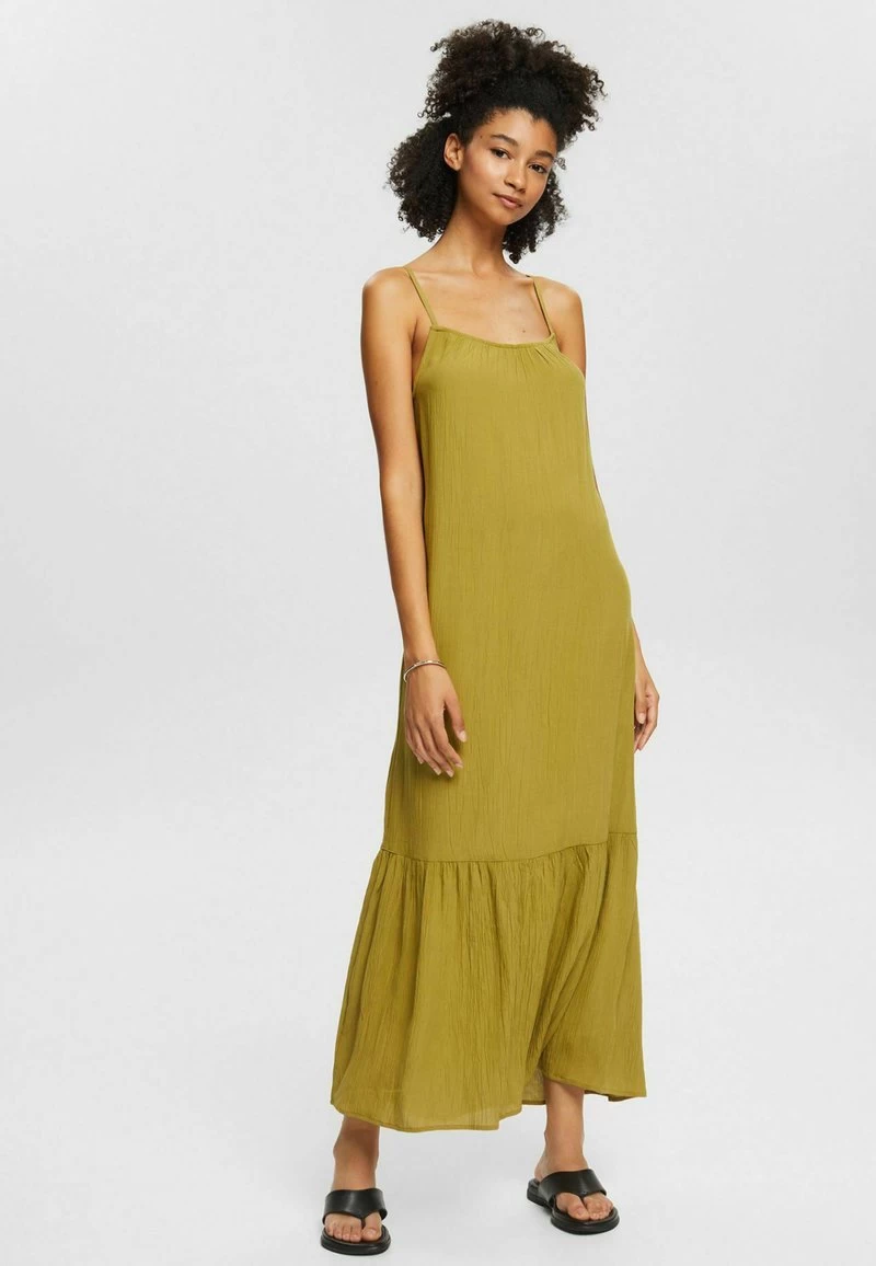 Edc By Esprit Maxikleid - Olive 3 Edc By Esprit Maxikleid - Olive
