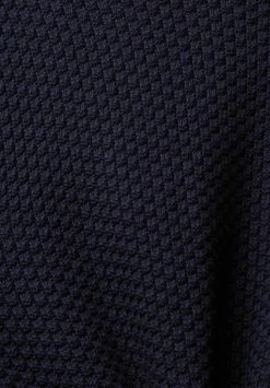 Edc By Esprit STRUKTUR - Strickpullover - Navy -Edc By Esprit 3505e28821334f9fa5c5e22793a1514a