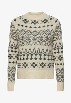 Edc By Esprit MIT GLITZEREFFEKT - Strickpullover - Beige -Edc By Esprit 395aff1bf83043c4b61f7755df15467b