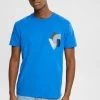 Edc By Esprit MIT PRINT AUF BRUSTHÖHE - T-Shirt Print - Blue 2 Edc By Esprit MIT PRINT AUF BRUSTHÖHE - T-Shirt Print - Blue -Edc By Esprit 3ab3810d8a2a47f8bf7cc19a391a0085