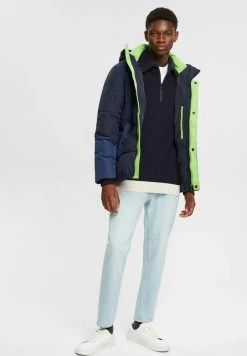 Edc By Esprit MIT KURZEM REISSVERSCHLUSS - Strickpullover - Navy -Edc By Esprit 3c67b4d14d044d6fa4ed3c15d0a8c393