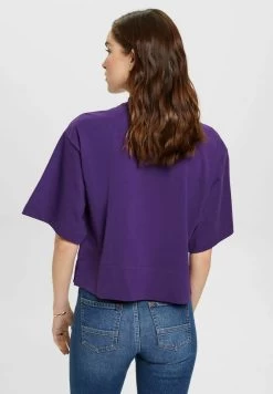 Edc By Esprit T-Shirt Basic - Dark Purple -Edc By Esprit 3d7a133281f94fc4aafa3d312547942e